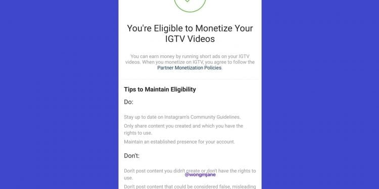 How to Earn in Instagram With IGTV Ads and Tip Your Favorite Creators