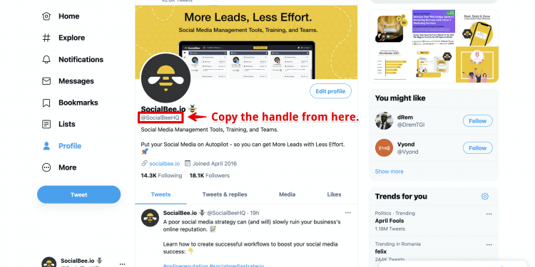 How to Edit Twitter Username Correctly?