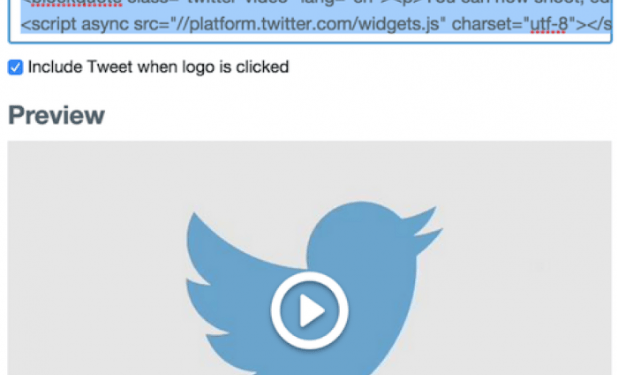 How to Embed a Video on Twitter