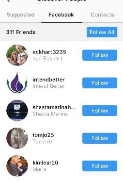How to Find Contacts on Instagram