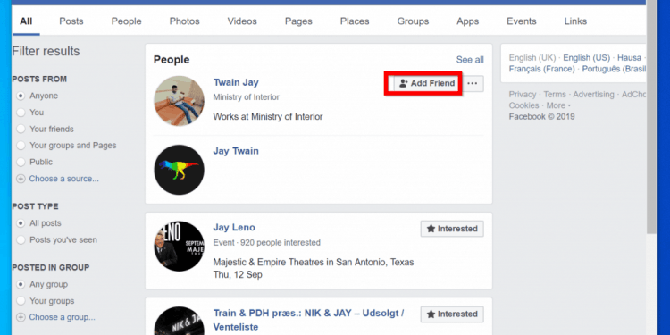 How to Find People on Facebook