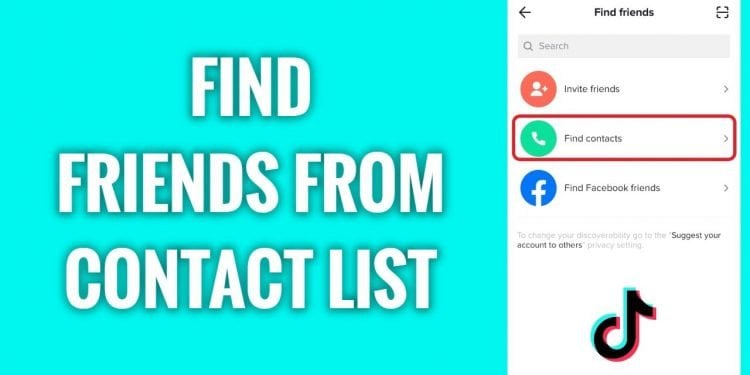 How to Find Your Contacts on TikTok