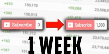How to Get 1,000 Subscribers on YouTube in a Week