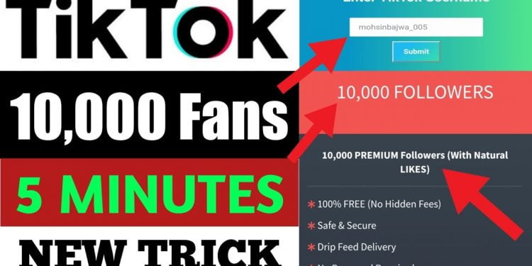How to Get 10k Followers on TikTok in 5 Minutes