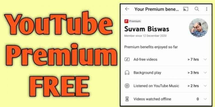 How to Get Free Premium For Six Months on YouTube