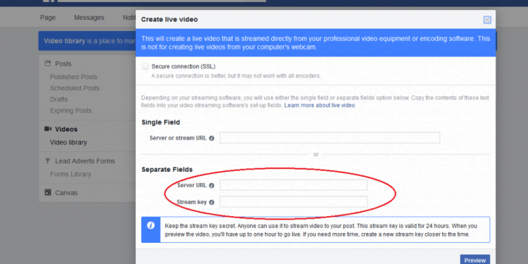 How to Get RTMP URL From Facebook