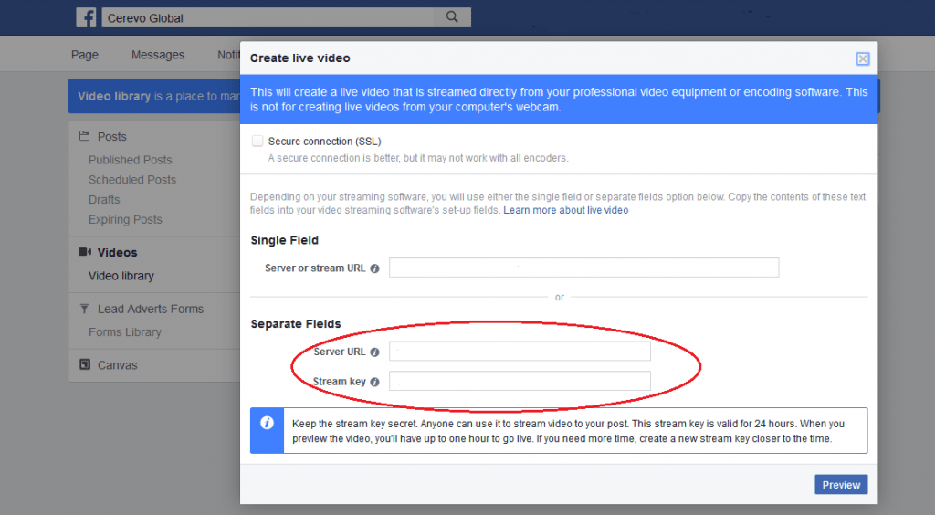 How To Get RTMP URL From Facebook Zeru
