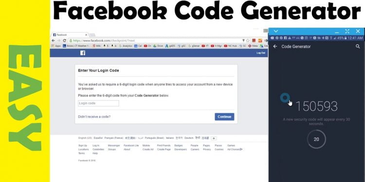 How to Get a Code Generator For Facebook
