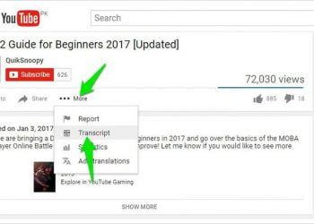 How to Get a Transcript of a YouTube Video