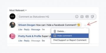 How to Hide Comments in Facebook