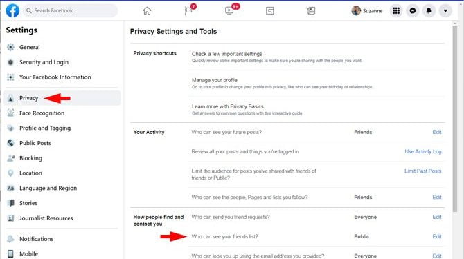 How to Hide Friend List on Facebook