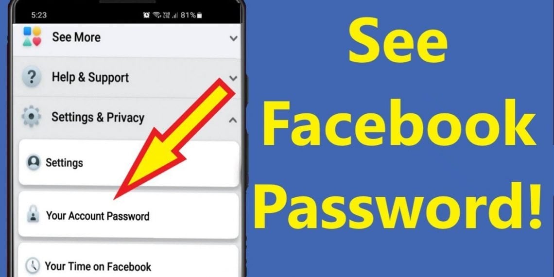 How To Know Facebook Password In Mobile