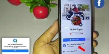 How to Lock Facebook Profile in Mobile