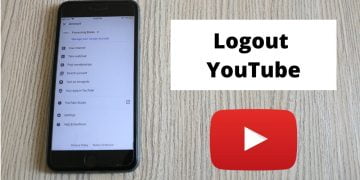 How to Logout From YouTube