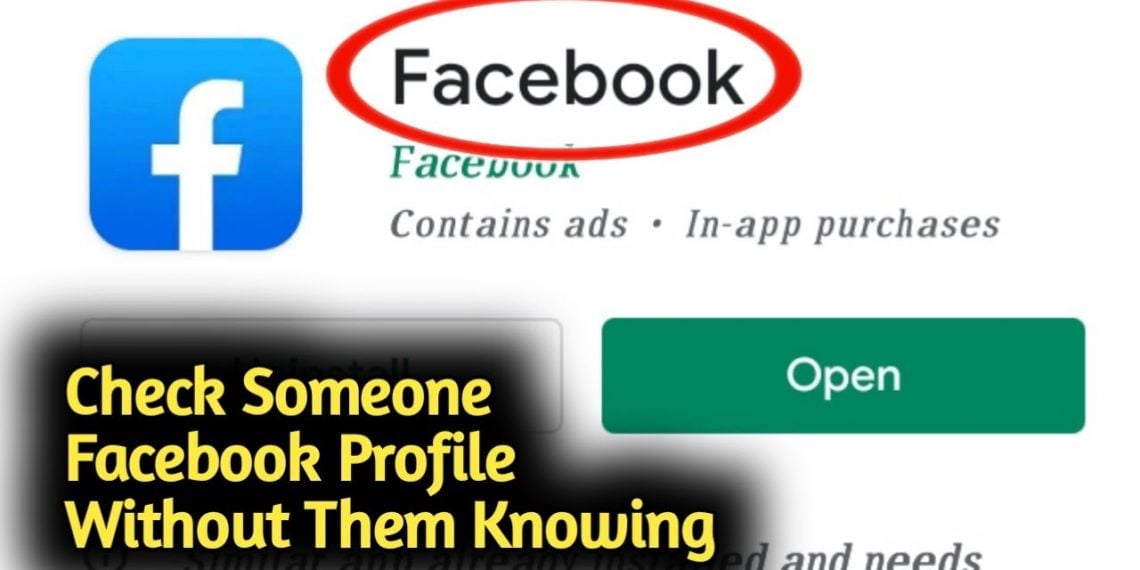 How To Look At Someones Facebook Page