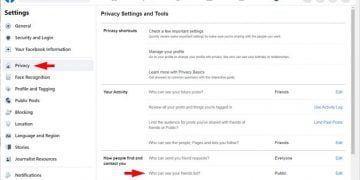 How to Make My Friends List Private on Facebook
