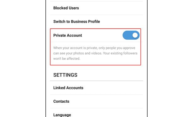 How to Make Your Instagram Private