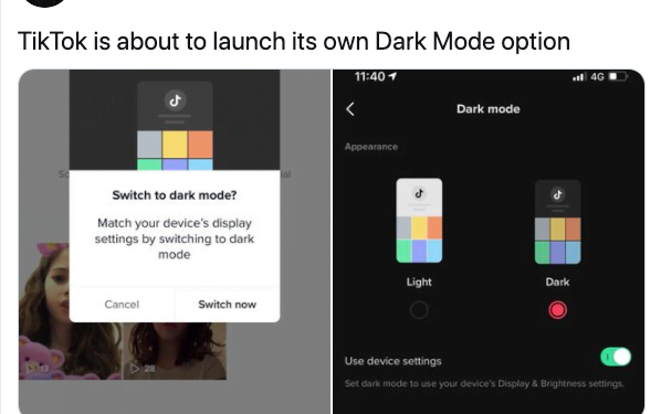 How to Make Your TikTok Dark Mode on Android