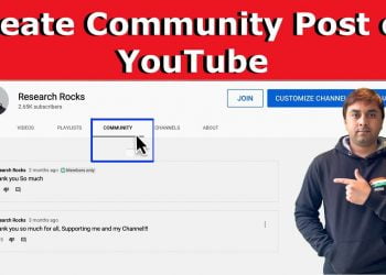 How to Make a Community Post on YouTube With a Video