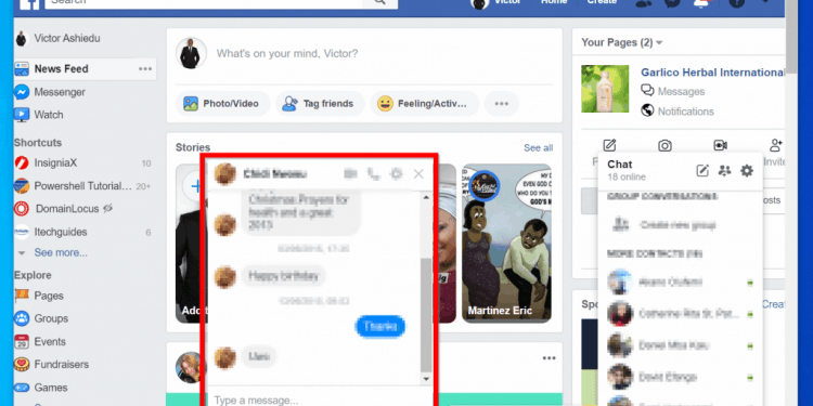 How to PM on Facebook