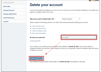How to Permanently Delete an Instagram Account