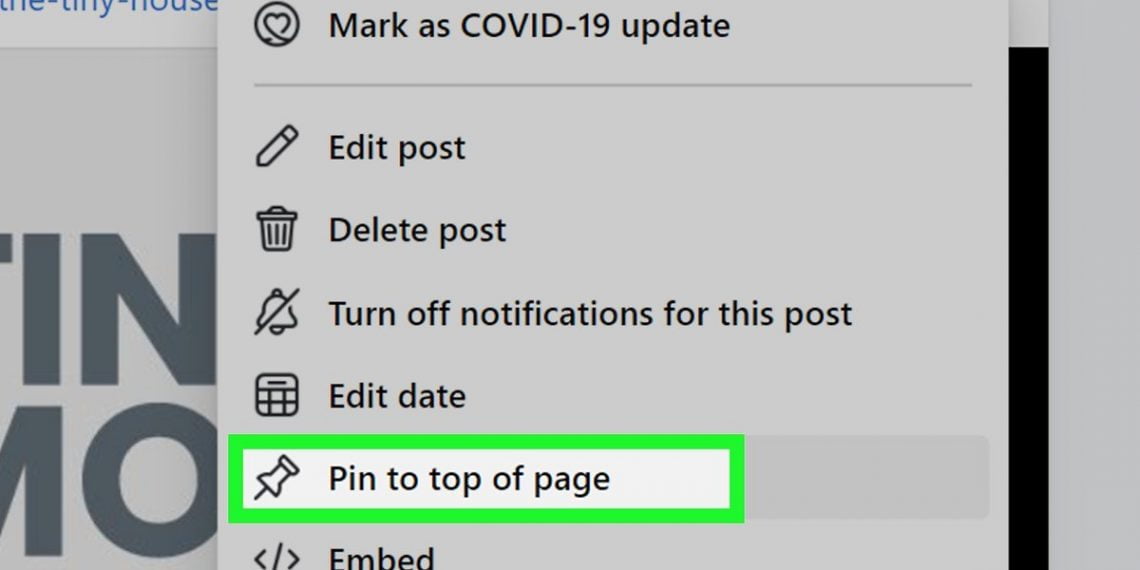 How to Pin a Post on Facebook