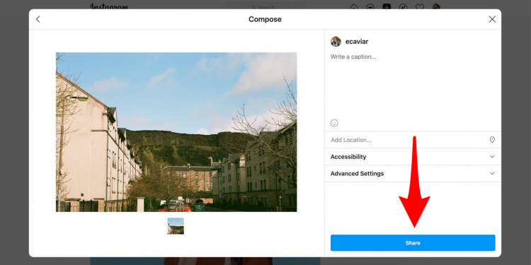How to Post on Instagram From Laptop
