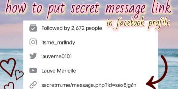 How to Put Secret Message Link on Facebook