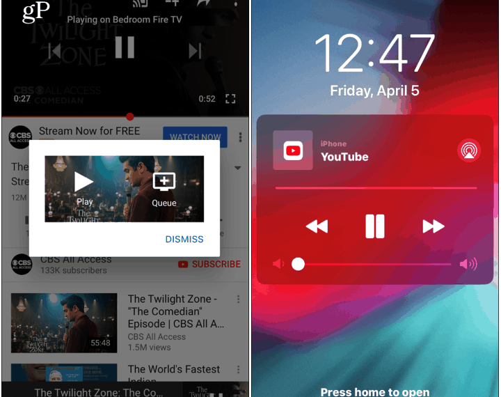 How to Queue YouTube Videos on TV