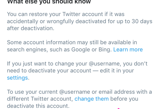 How to Quit a Twitter Account
