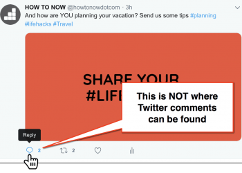 How to Read Twitter Comments