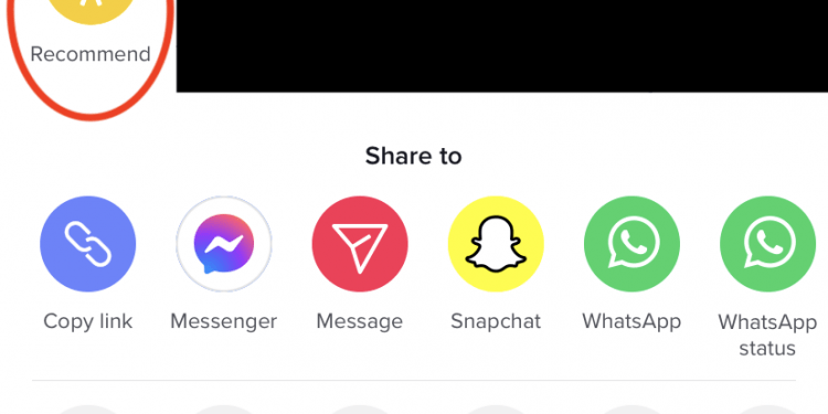 How to Recommend a TikTok to a Friend