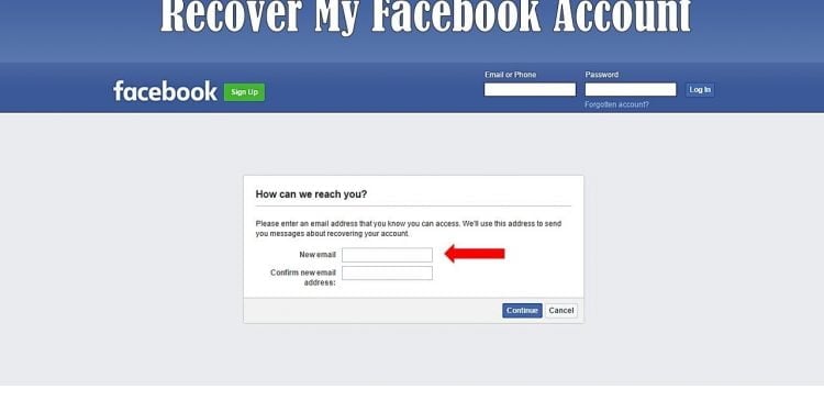 How to Recover Facebook Password Without Email and Phone Number