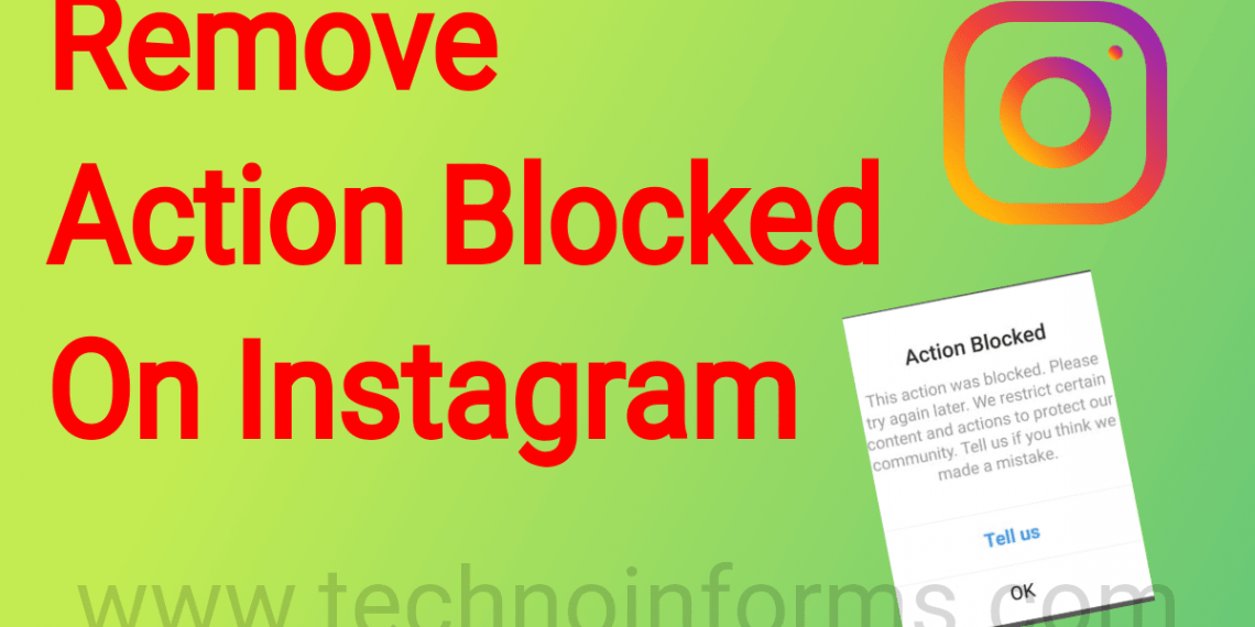 How to Remove Action Blocked on Instagram