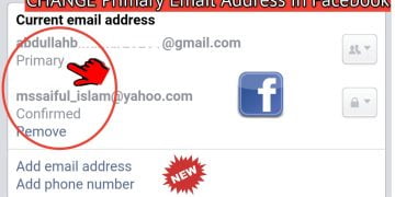 How to Remove Email on Facebook