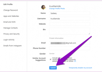 How to Remove Phone Number From Instagram