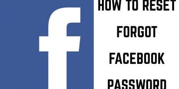 How to Reset My Facebook Password