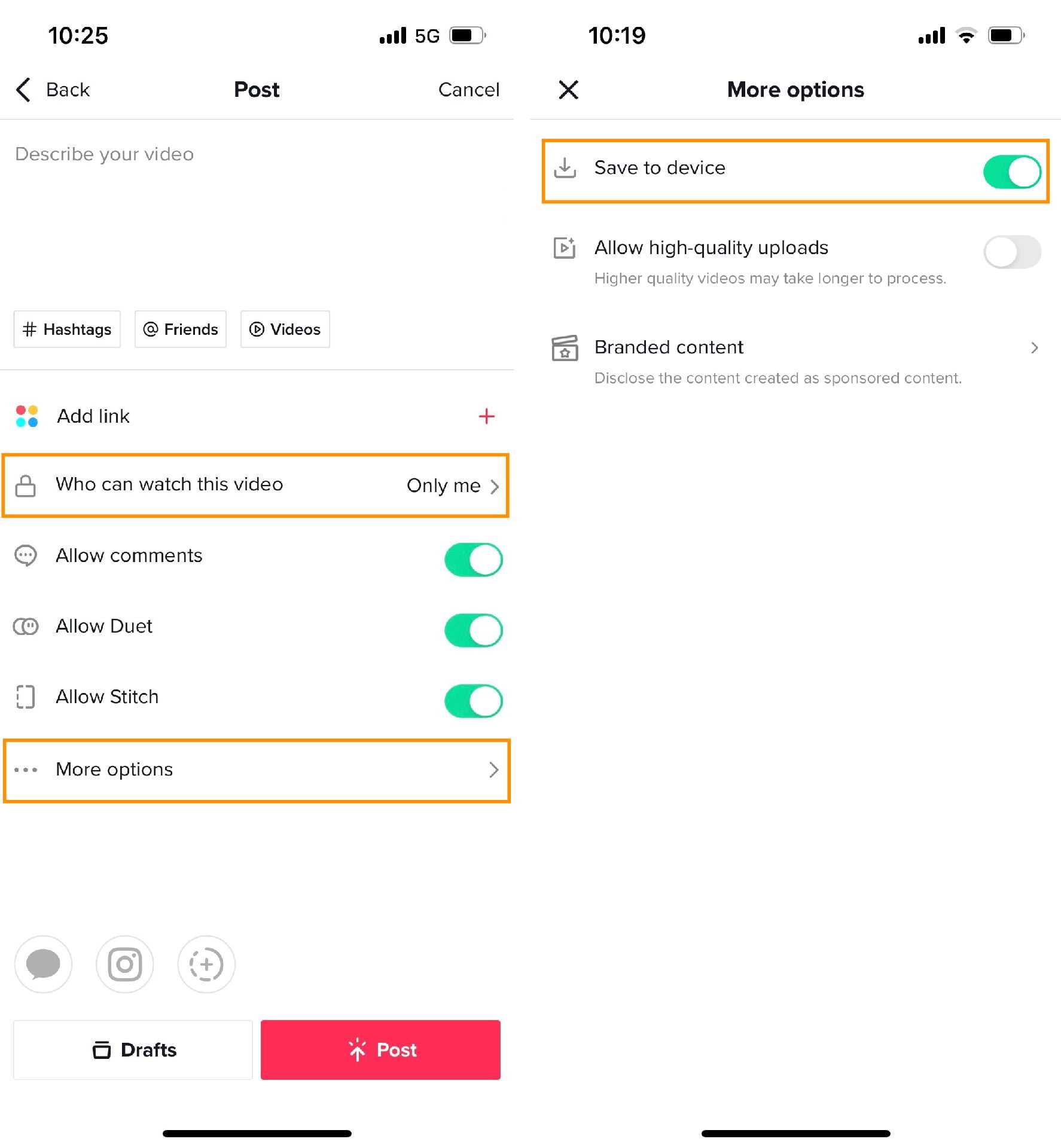 How to Save a TikTok Draft to Camera Roll - Zeru