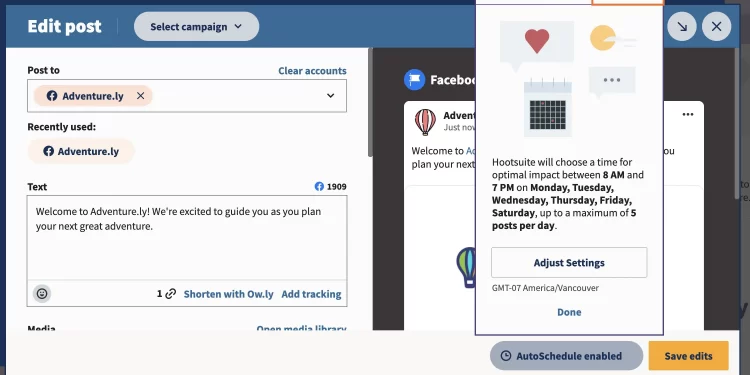 How to Schedule a Post on Facebook
