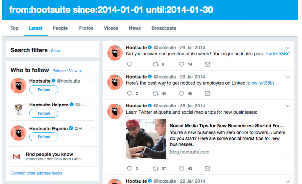How to Search Twitter by Date