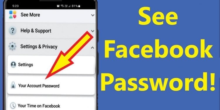 How to See My Password on Facebook
