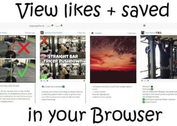 How to See What I Liked on Instagram From My PC