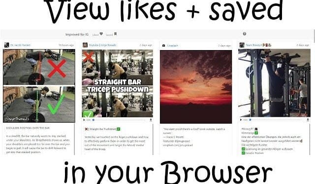 How to See What I Liked on Instagram From My PC