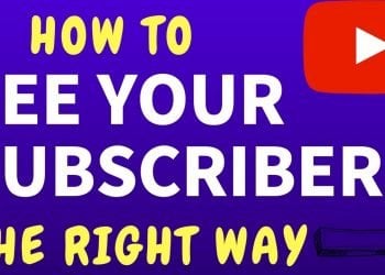 How to See Your Subscribers on YouTube