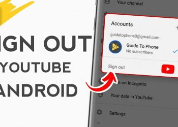 How to Sign Out From YouTube