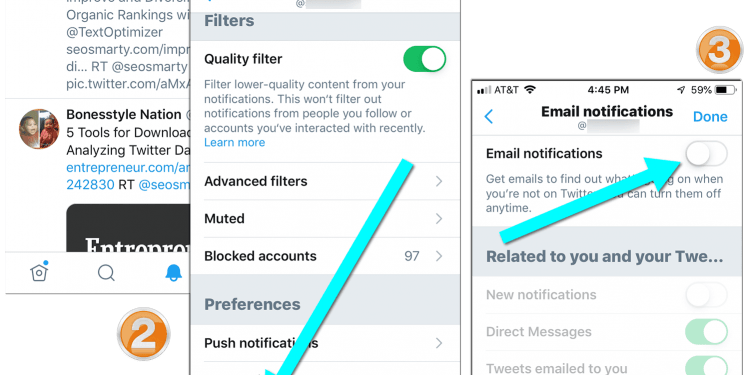 How to Stop Getting Twitter Emails