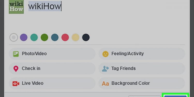 How to Tag a Page in a Post