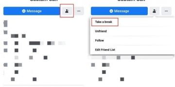 How to Take a Break From Someone on Facebook