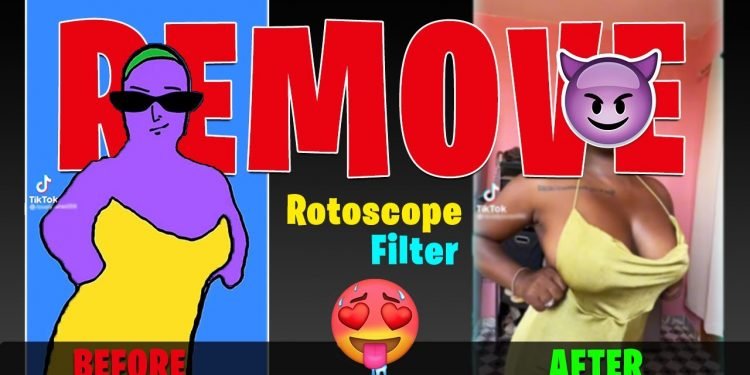 How to Take the Rotoscope Filter Off of TikTok