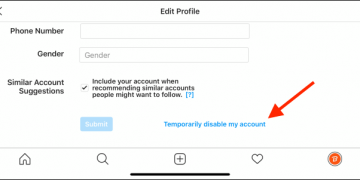 How to Temporarily Deactivate Instagram
